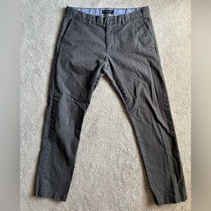 Dark Gray Banana Republic Chinos